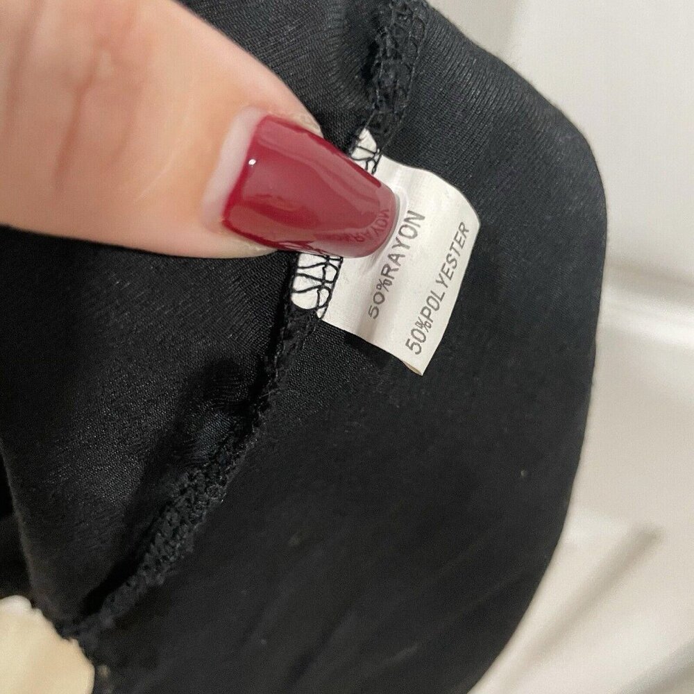 Women’s Lost In Lunar‎ Black Slip Dress Lace Size Xsmall Xs - Picture 8 of 10